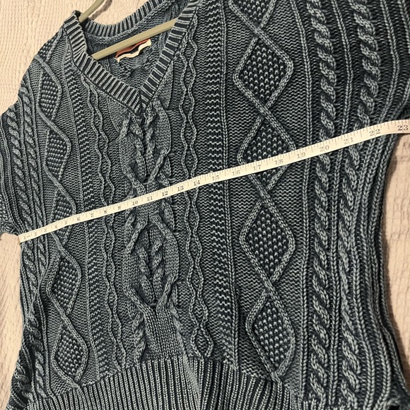 Pilcro by Anthropologie Distressed Cable Knit Sweater - Picture 4 of 5